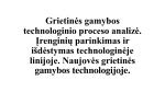 naminės grietinės gamybos įrankiai