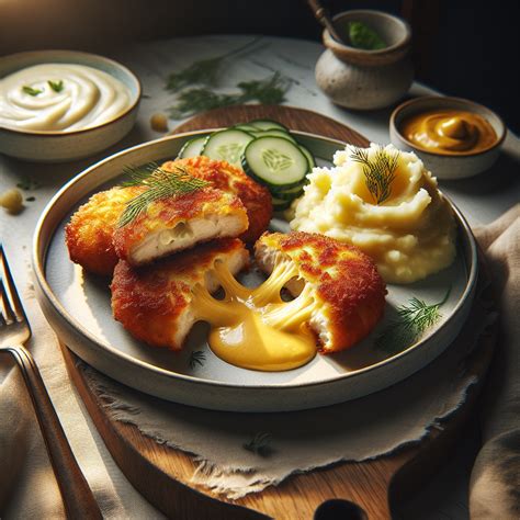 Klasikinių vištienos kotletų su sūriu ingredientų rinkinys