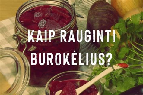 Raugintų burokėlių naudos infografika