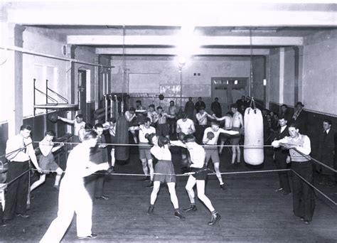 Klaipėdos Darbininkų sąjungos boksininkai treniruotės metu, 1934-05-29