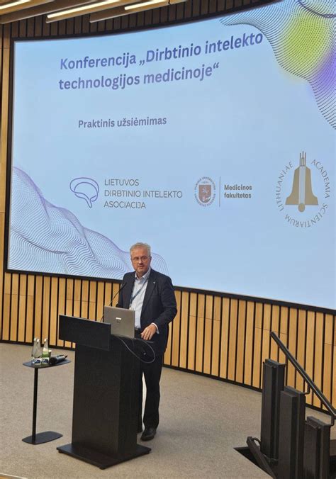 Skaitmeninės medicinos ir dirbtinio intelekto iliustracija
