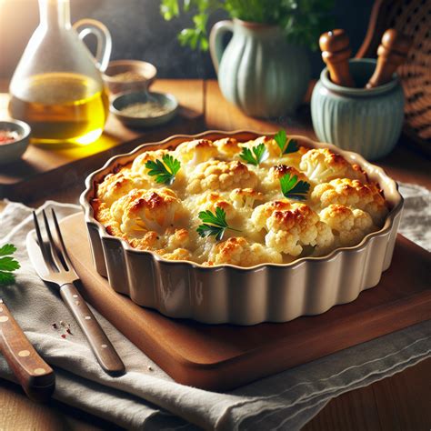 Iškepusio brokolių ir žiedinių kopūstų apkepo patiekimas