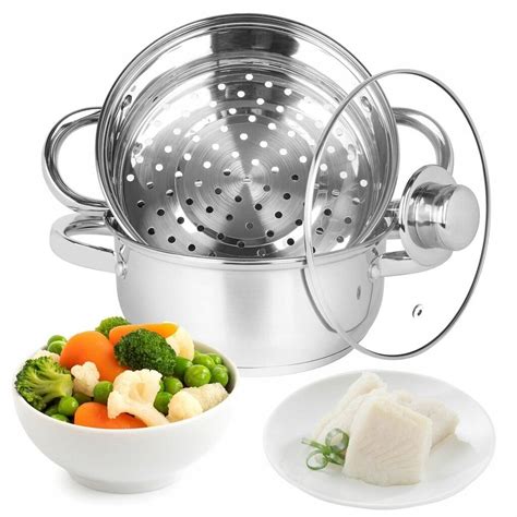 Garų puodas daržovėms ir mėsai