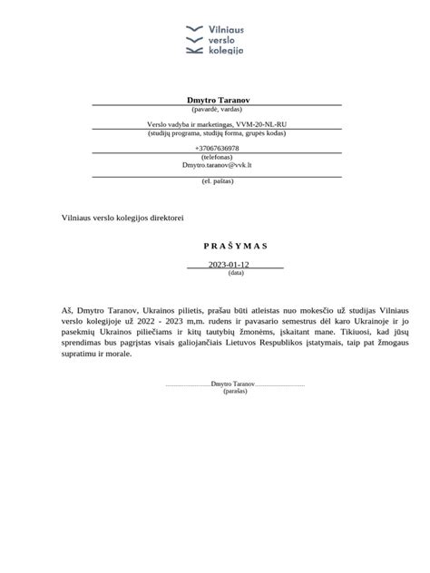 Pavyzdinis recepto blankas