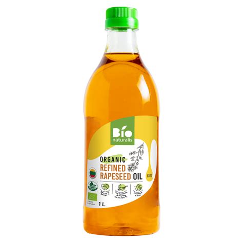 Rapsų laukas ir šalto spaudimo aliejus