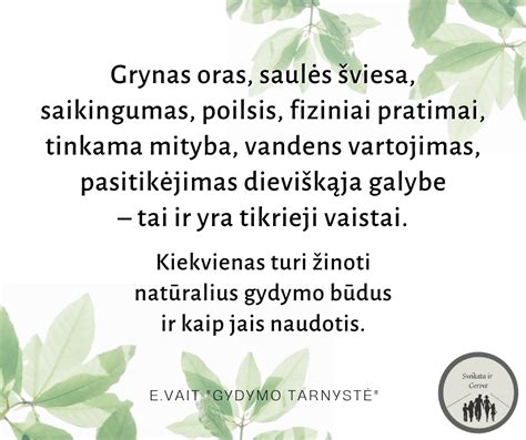 Natūralių žaizdų gydymo priemonių pavyzdžiai