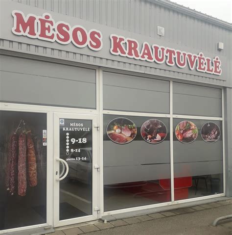 Moderni mėsos krautuvėlė