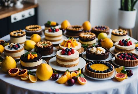 Įvairūs sveiki desertų ingredientai