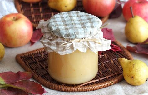 Kriaušių ir obuolių uogienės ingredientai