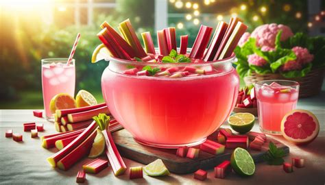 Šviežių rabarbarų paruošimas