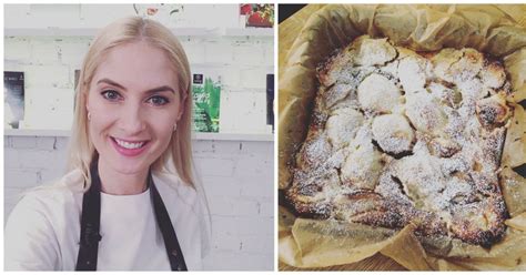 Kristina Ivanova su obuolių pyragu