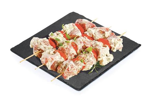 kiaulienos saslykai su pomidorais