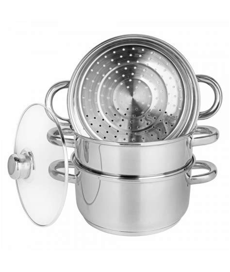 Namų gamybos garų puodas iš puodo ir sietelio