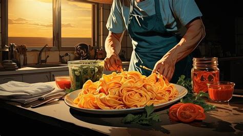 Makaronų virimo procesas