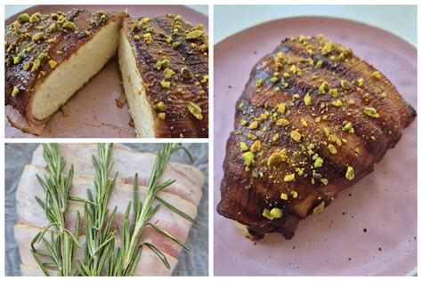 Keptas varškės sūris su šonine