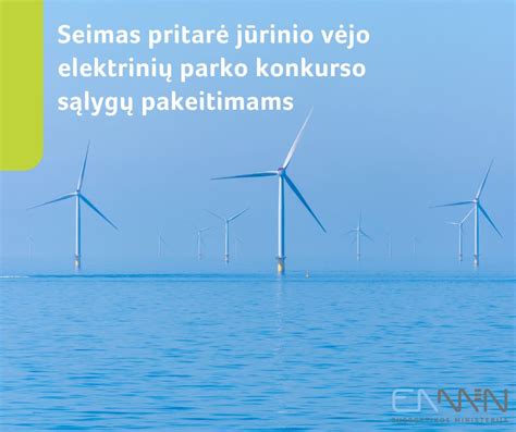 Jūrinio vėjo parko schema