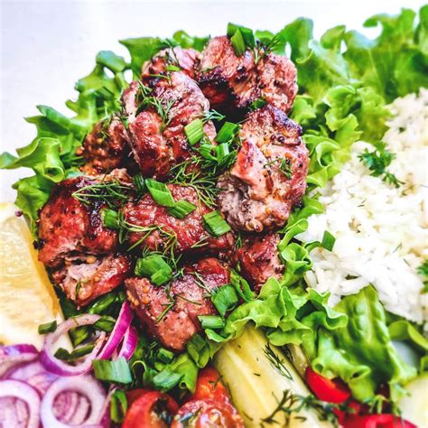 jautienos šašlykai marinate