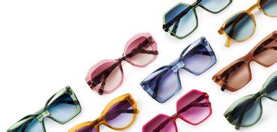 įvairių formų ir spalvų akinių rėmeliai