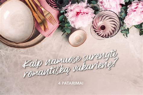 Romantiška vakarienė dviese