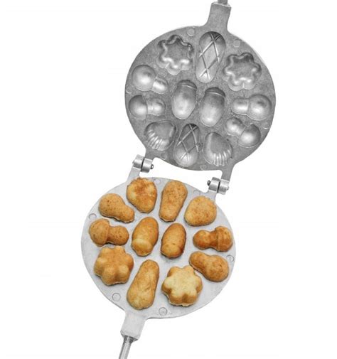 Įvairių formų grybukų keptuvės