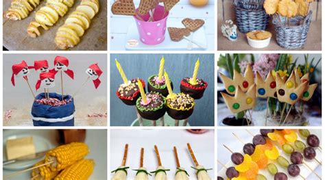 Vaikų gimtadienio vaišės ant pagaliukų