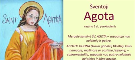 Šv. Agotos ikonografija