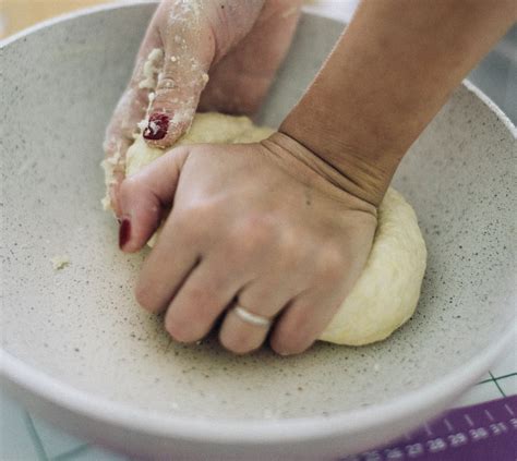 Tešlos minkymo procesas