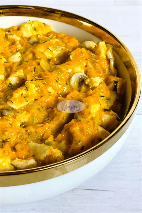 Bulvių košės su vištiena paruošimas