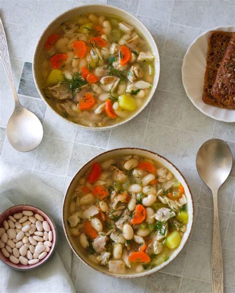 Pupelių sriubos ingredientai