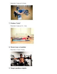 Schema: baziniai jėgos pratimai svorio priaugimui