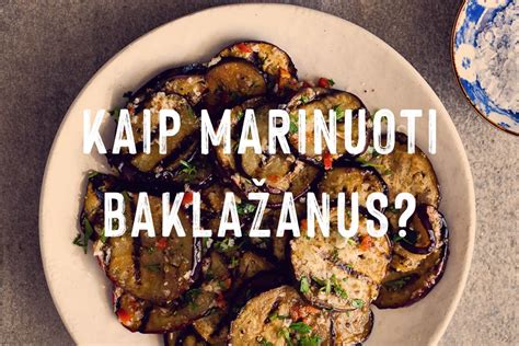 Ingredientai marinatui