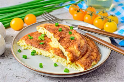 Klasikinis omletas keptuvėje