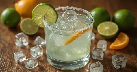 Nuotrauka su kokteilio ingredientais ir paruoštu kokteiliu.