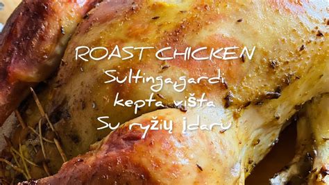 Sultinga kepta višta su ryžių įdaru