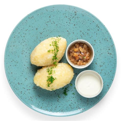 Didžkukuliai su spirgučių padažu