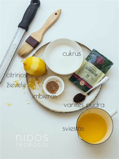 Ingredientai citrininiam pyragui