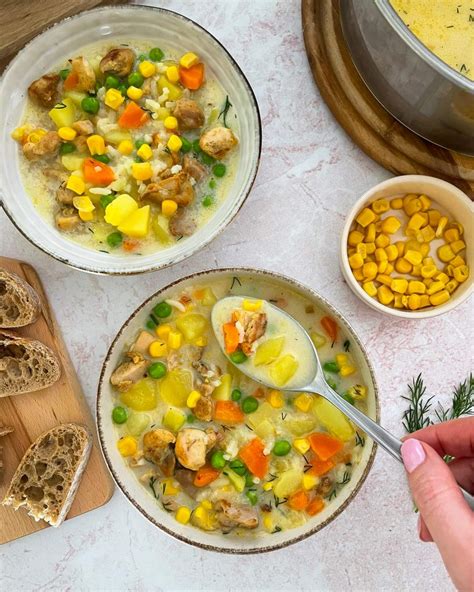 vištienos sriuba su ryžiais