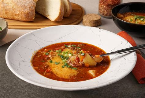 jautienos sriuba su ryžiais ir paprika