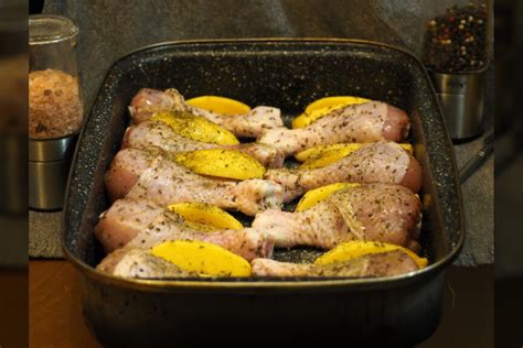 Vištienos kepimo procesas