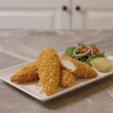 Vištienos gabaliukai paruošti kepimui