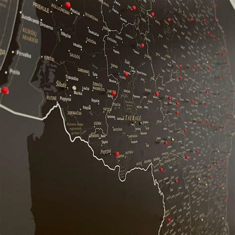 Žemėlapis su Lietuvos kino naktis lokacijomis