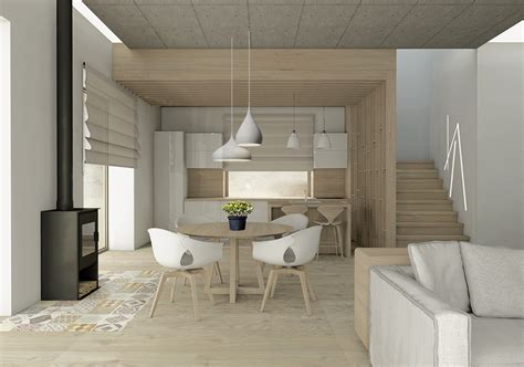 Jaukus „Fire Place“ interjeras su atvira krosnimi