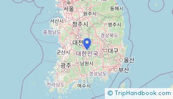 Pietų Korėjos pramonės sektorių žemėlapis