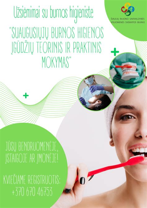 Infografika: burnos higienos svarba