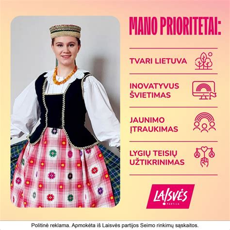 Inografika apie programos prioritetus