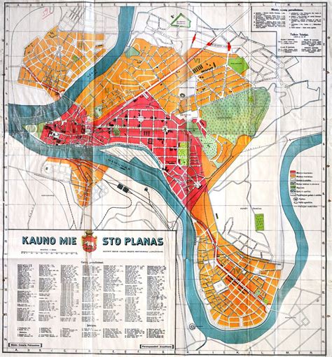 Kauno miestas ir gatvės