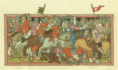 Istorinė iliustracija, vaizduojanti viduramžių vienuolyną