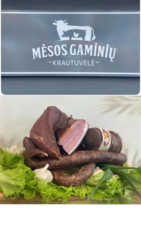 schematinis mėsos gaminių rūšiavimas