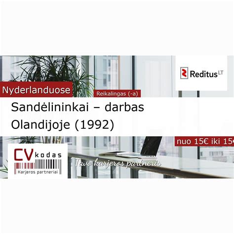 Darbo skelbimų paieška Olandijoje