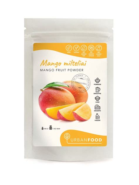Mangų milteliai: universalus ingredientas maisto gamyboje